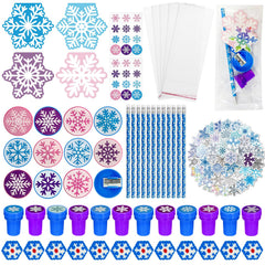 Cinrobiye snowflake notebooks for winter classroom rewards and learning