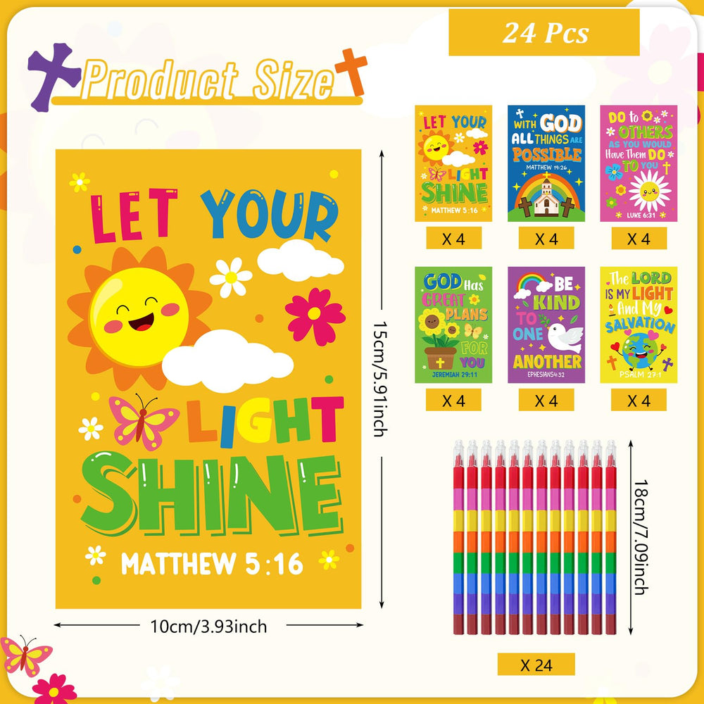 Cinrobiye stacking crayons: 8 colors for versatile coloring.
