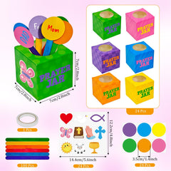 Cinrobiye stickers pack to personalize each prayer box.