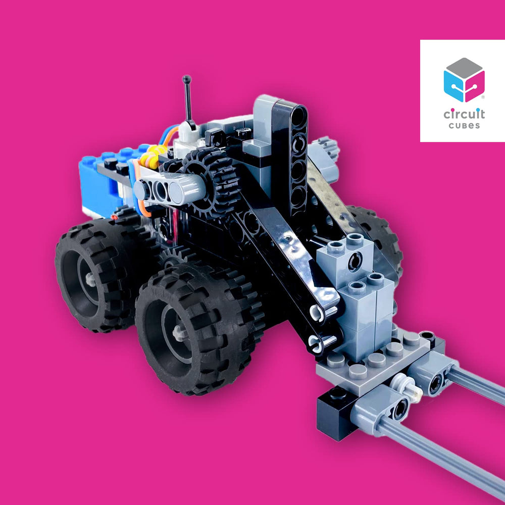 Circuit Cubes Space Rovers kit instructions guide displayed