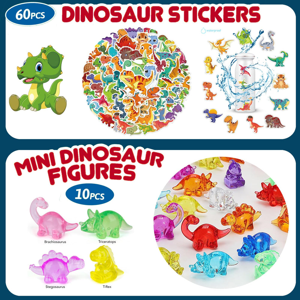 CIRDOTSH make a dinosaur face stickers for crafts