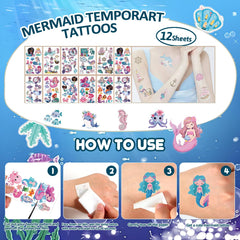 CIRDOTSH Mermaid stickers offer versatile decorations and take-home fun