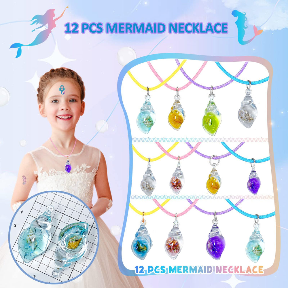 CIRDOTSH Mermaid tattoo stickers provide playful, kid-friendly body art