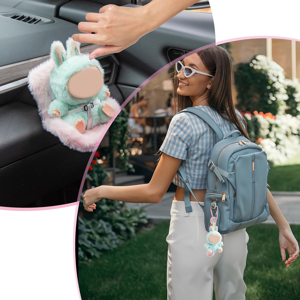 Ciunura doll seat desktop-stand converts car decor into home or office display