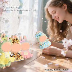 Ciunura Labubu plaid design with playful motifs for imagination