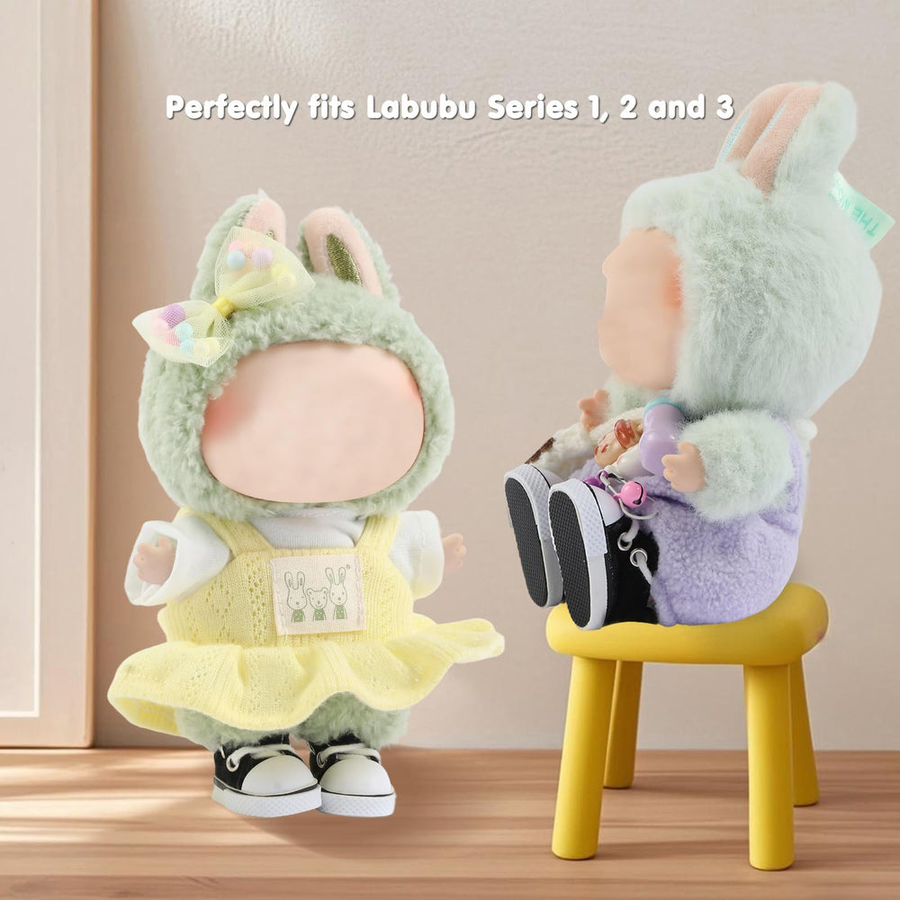 Ciunura doll shoes for Lububu—side view highlights comfortable snug fit pairing with any look.