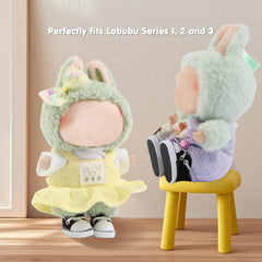 Ciunura doll shoes for Lububu—side view highlights comfortable snug fit pairing with any look.