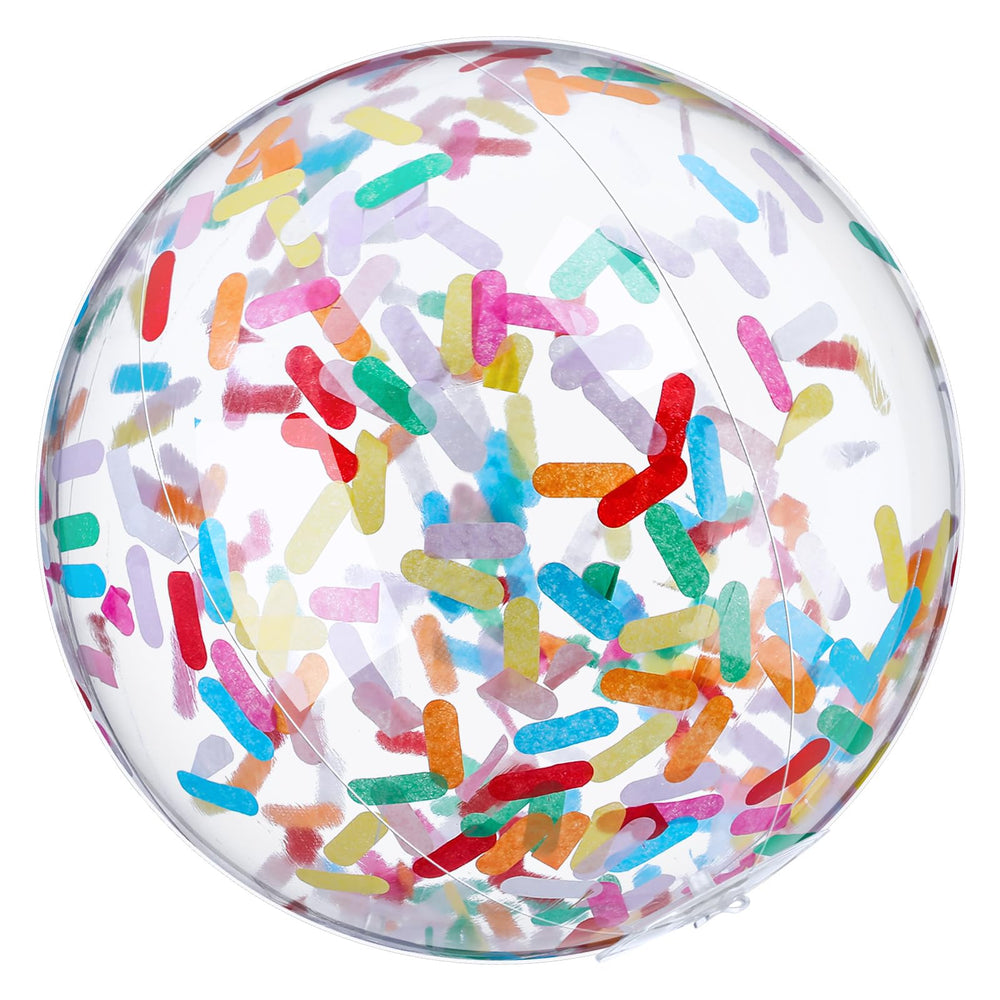Civaner 10-pack glitter beach balls showcase sparkle for pool parties.