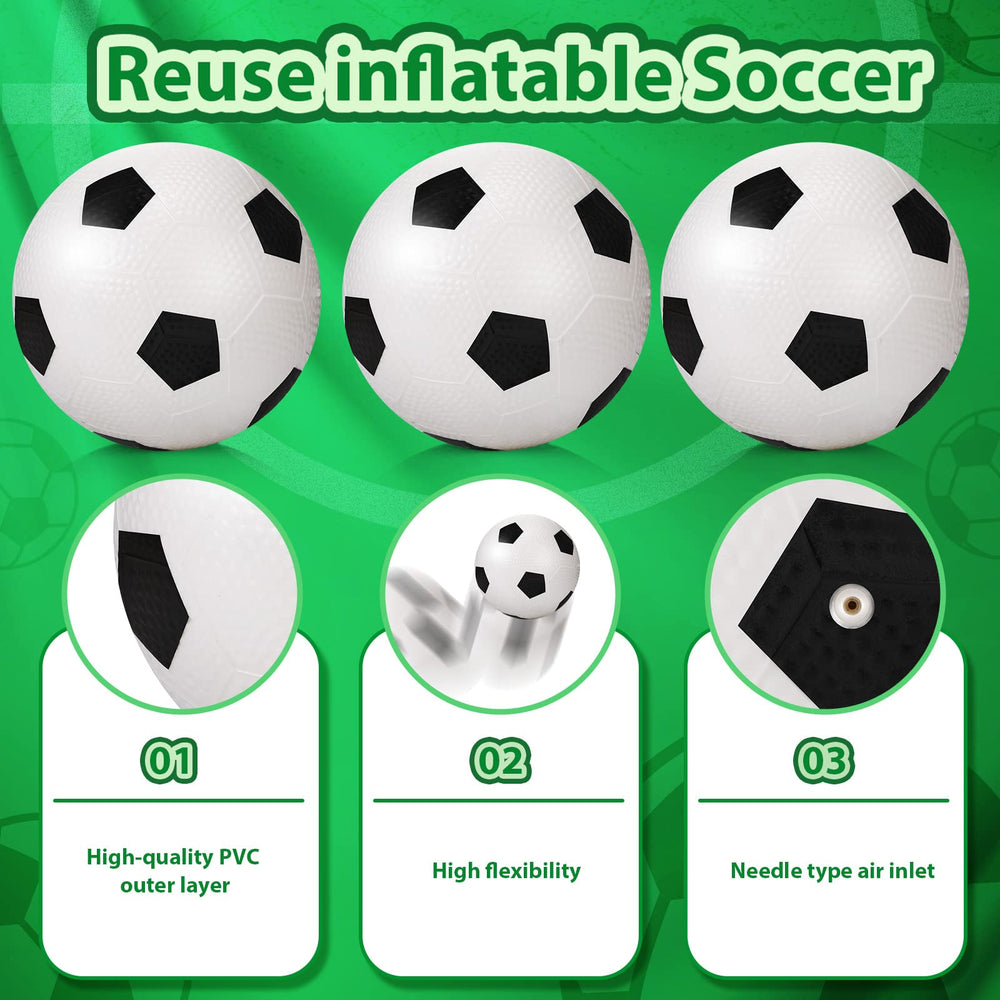 Civaner ball theme party setup with 4 inch inflatable balls.