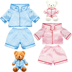 Civaner bear pajamas blue shirt provides soft comfort for pretend play