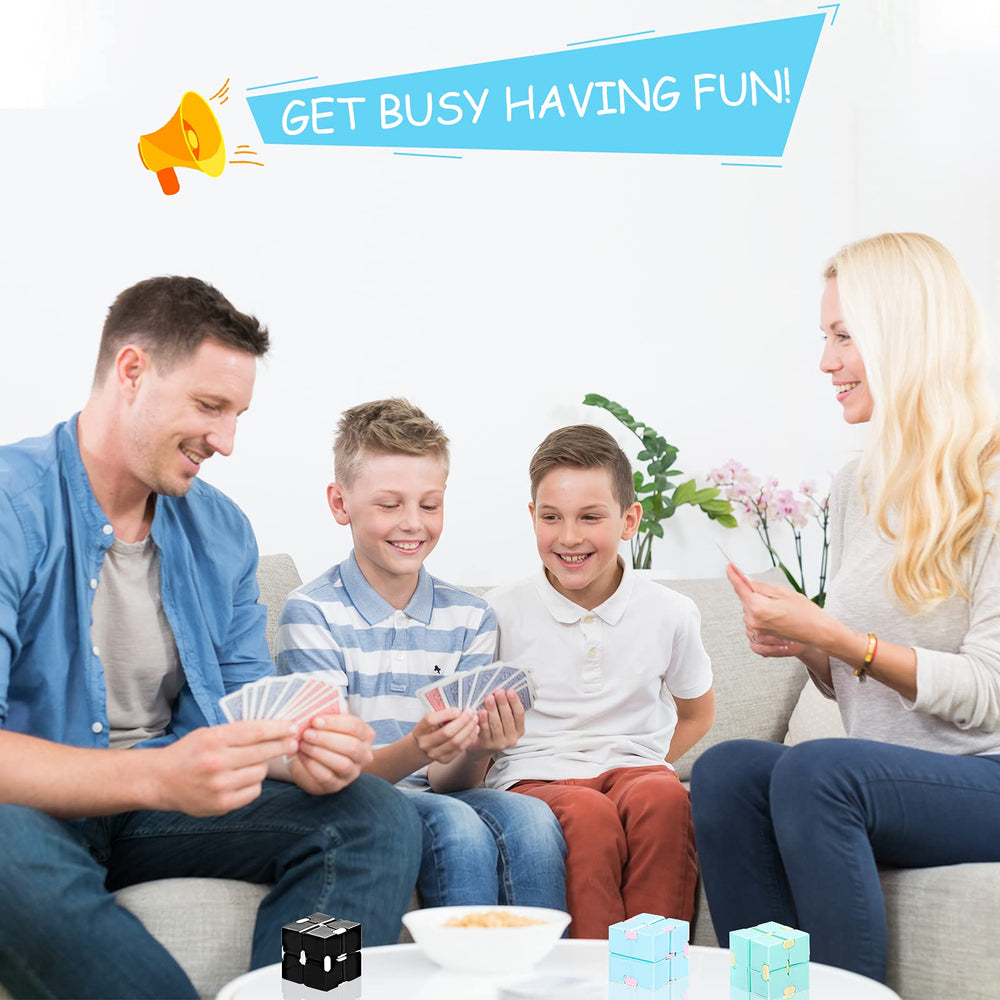 Civaner cubes flip and fold to stimulate creativity and calm.