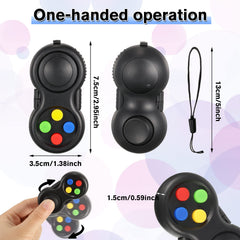 Civaner fidget pad with keychain attachment for on-the-go focus