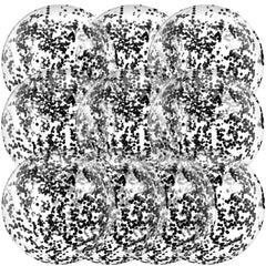 Civaner glitter beach ball 16inch clear for vibrant pool fun and decorative flair