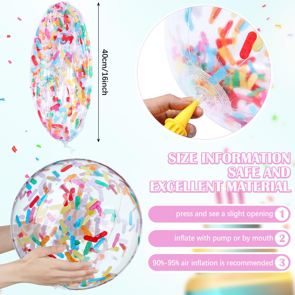 Civaner glitter confetti ball close-up highlights vibrant reflectivity for weddings.