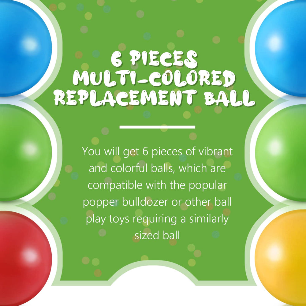 Civaner PE balls shown as odorless and safe for toddlers