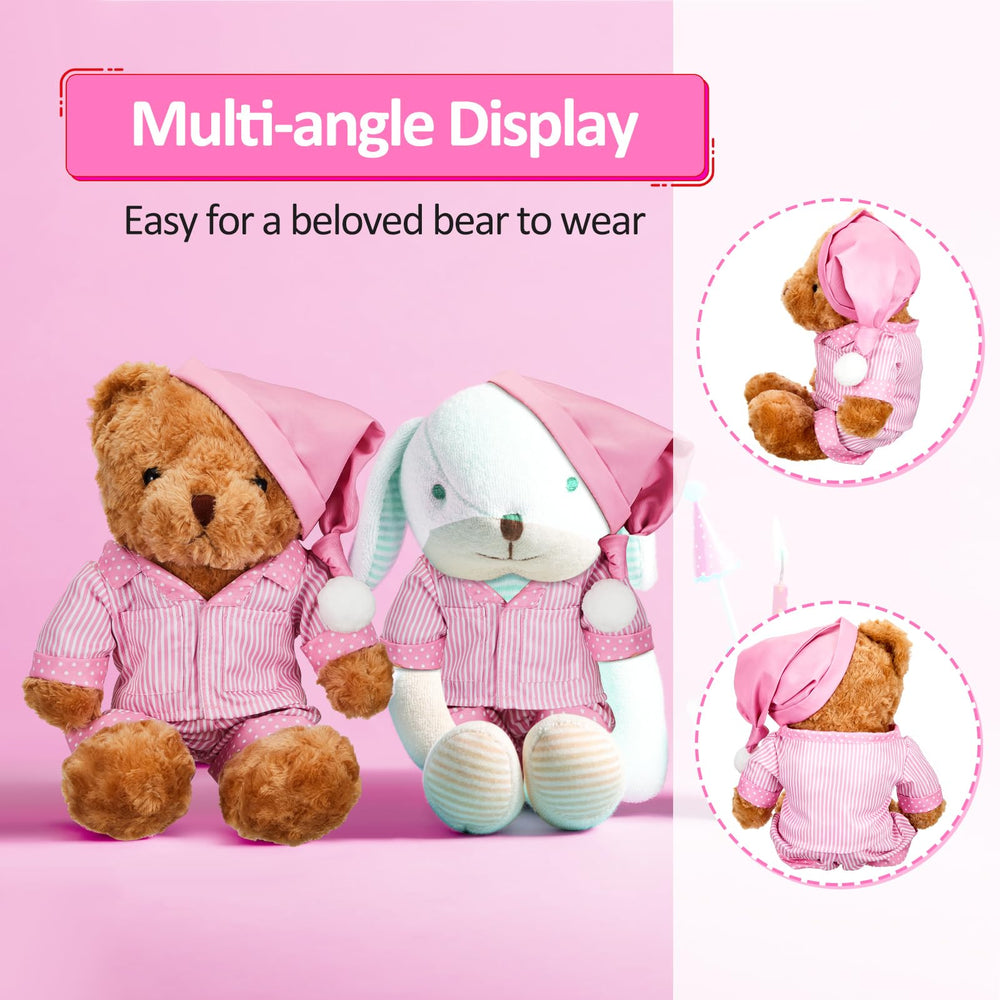 Civaner plush bear clothes made of polyester fiber for durable wear