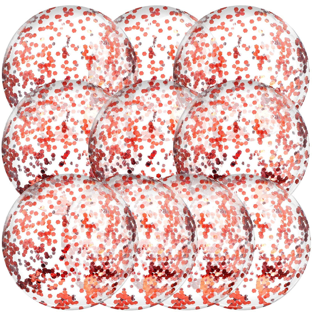 Civaner rose gold glitter beach ball 16in shines in pools and parties