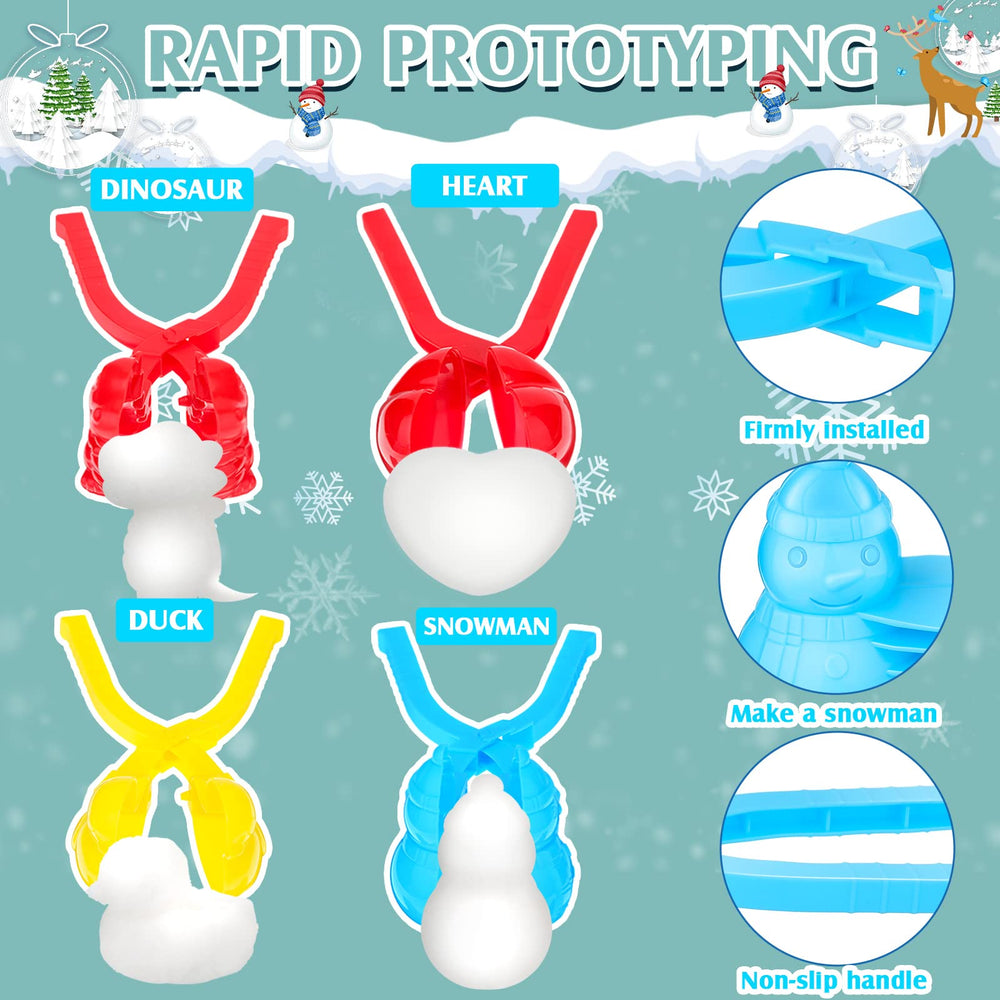 Civaner snowman snowball maker for classic winter fun.