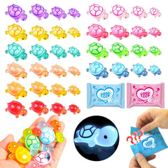 CIYOJA glow turtles blind bag pack reveals a surprise mini figure for party favors.