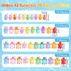 CIYOJA glow turtles are safe resin figures for kids aged 3 and up.