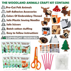 CiyvoLyeen pre cut felt shapes aid quick, tidy crafting.