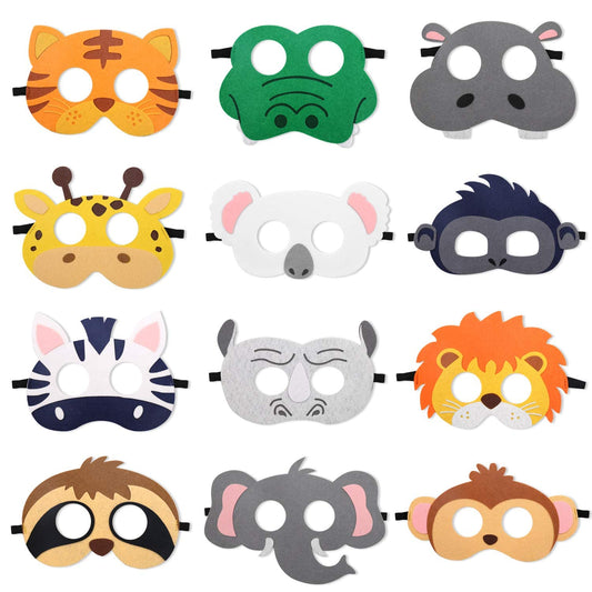 CiyvoLyeen safari mask Lion for imaginative dress-up play and party fun.