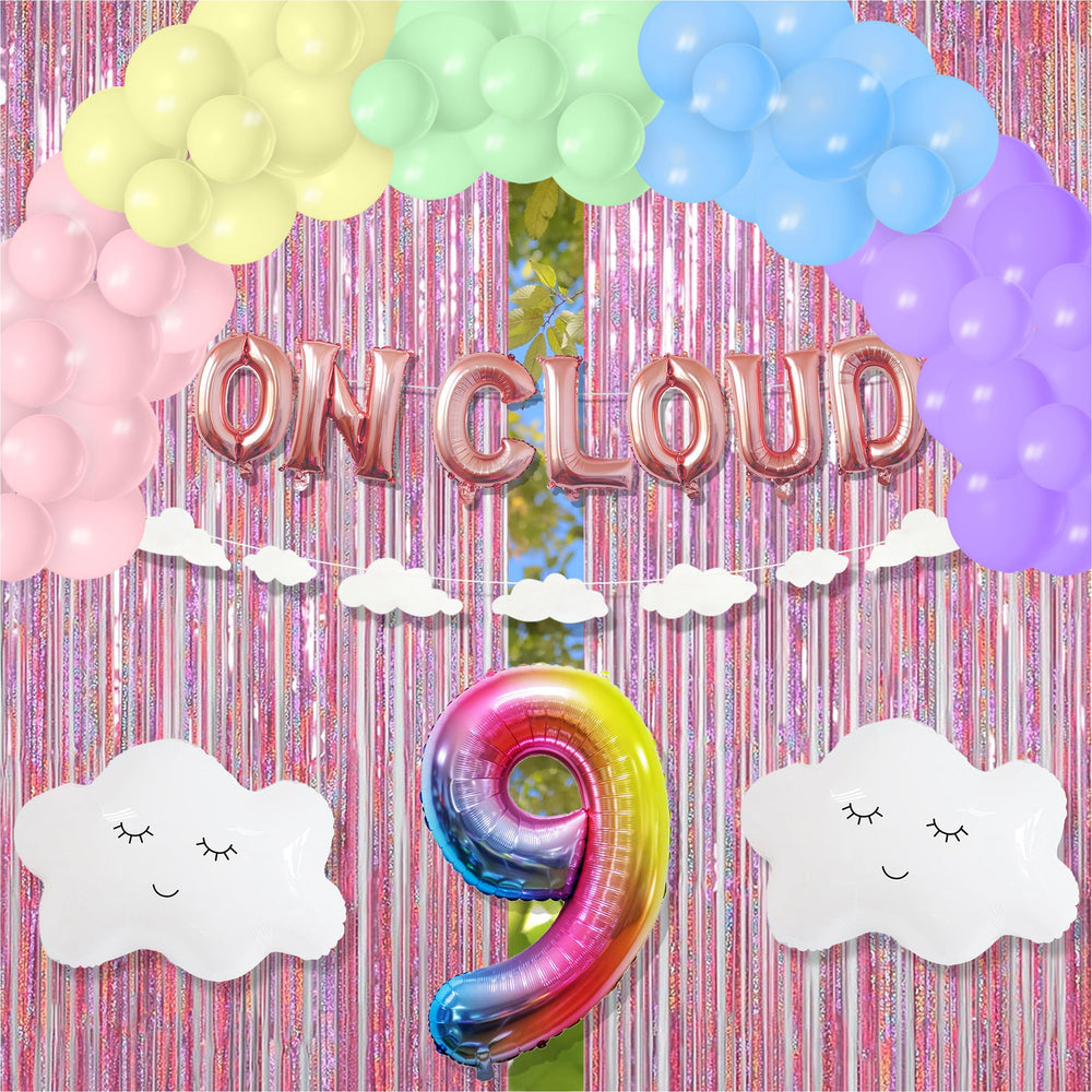 CJDCXY On Cloud 9 Sunshine foil balloon brightens birthday décor