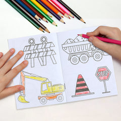Clabby tractor coloring book invites kids to explore machinery while practicing color skills.