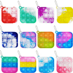 Clanam mini pop bubble toy closeup showing satisfying pops for desk or classroom play