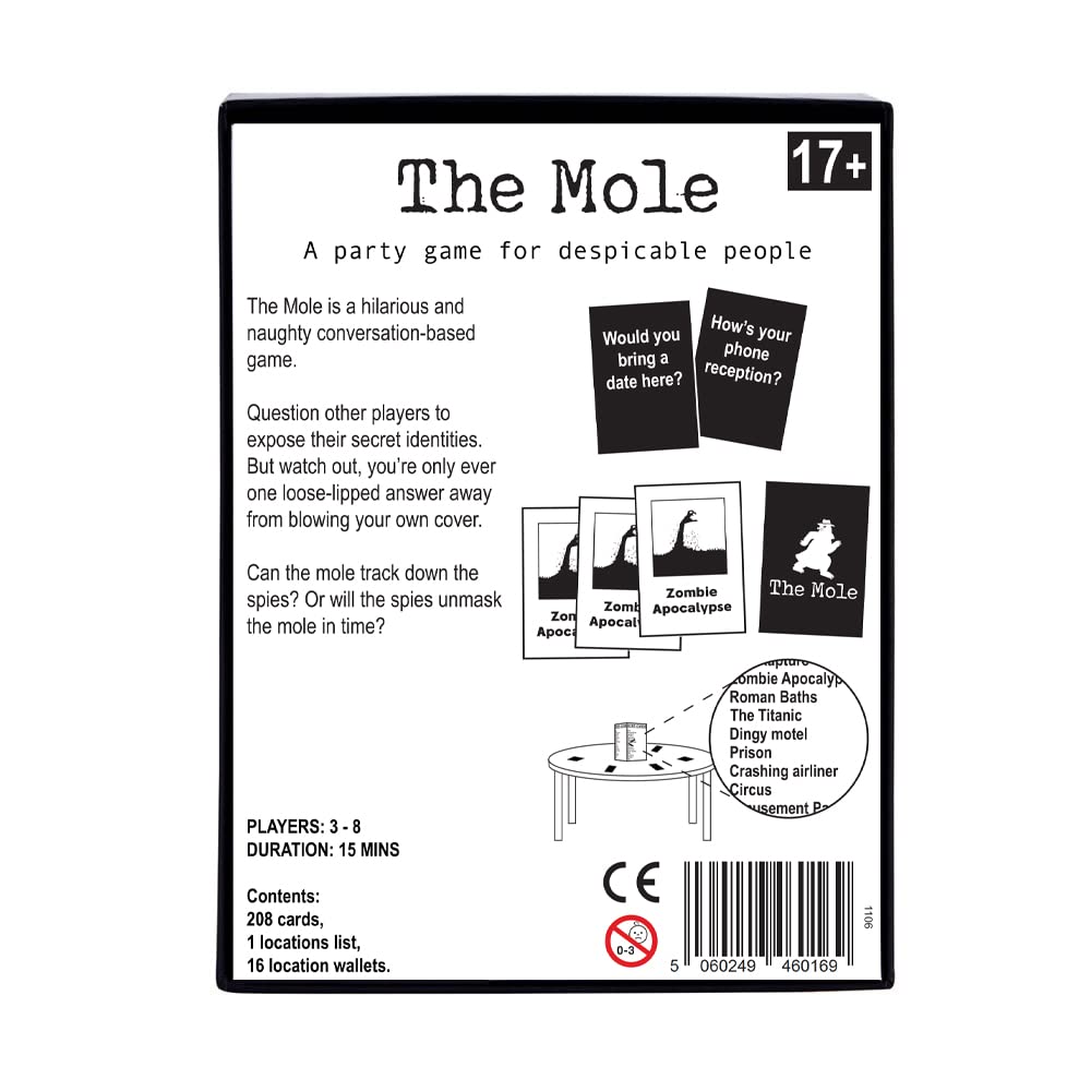 Clarendon Games The Mole game night at home or parties becomes a social highlight.