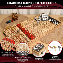 Classic Decor playing cards and dice ready for quick, engaging rounds.