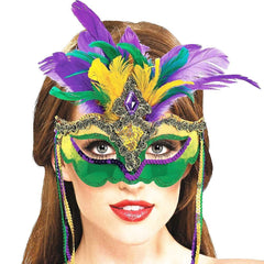 Cleacloud party masquerade mask suitable for Mardi Gras, Halloween, and cosplay.