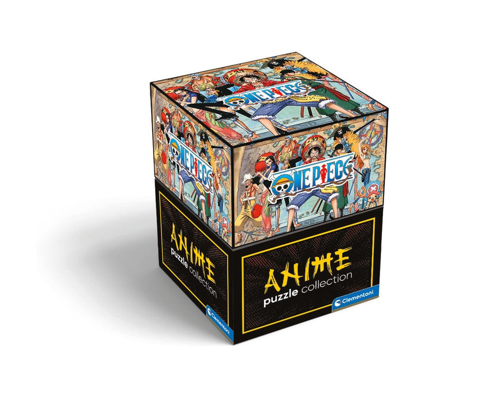 Clementoni Anime One 500-piece puzzle front view with vivid artwork for focused relaxation.
