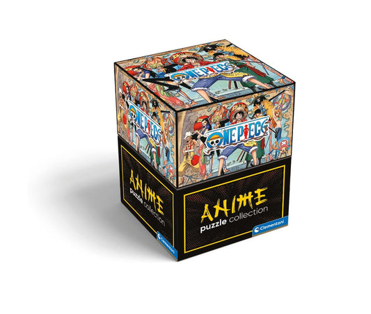 Clementoni Anime One 500-piece puzzle front view with vivid artwork for focused relaxation.