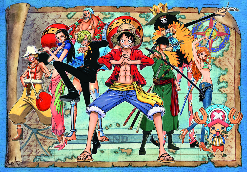 Clementoni Anime One 500-piece puzzle side profile showing sturdy pieces for smooth assembly.
