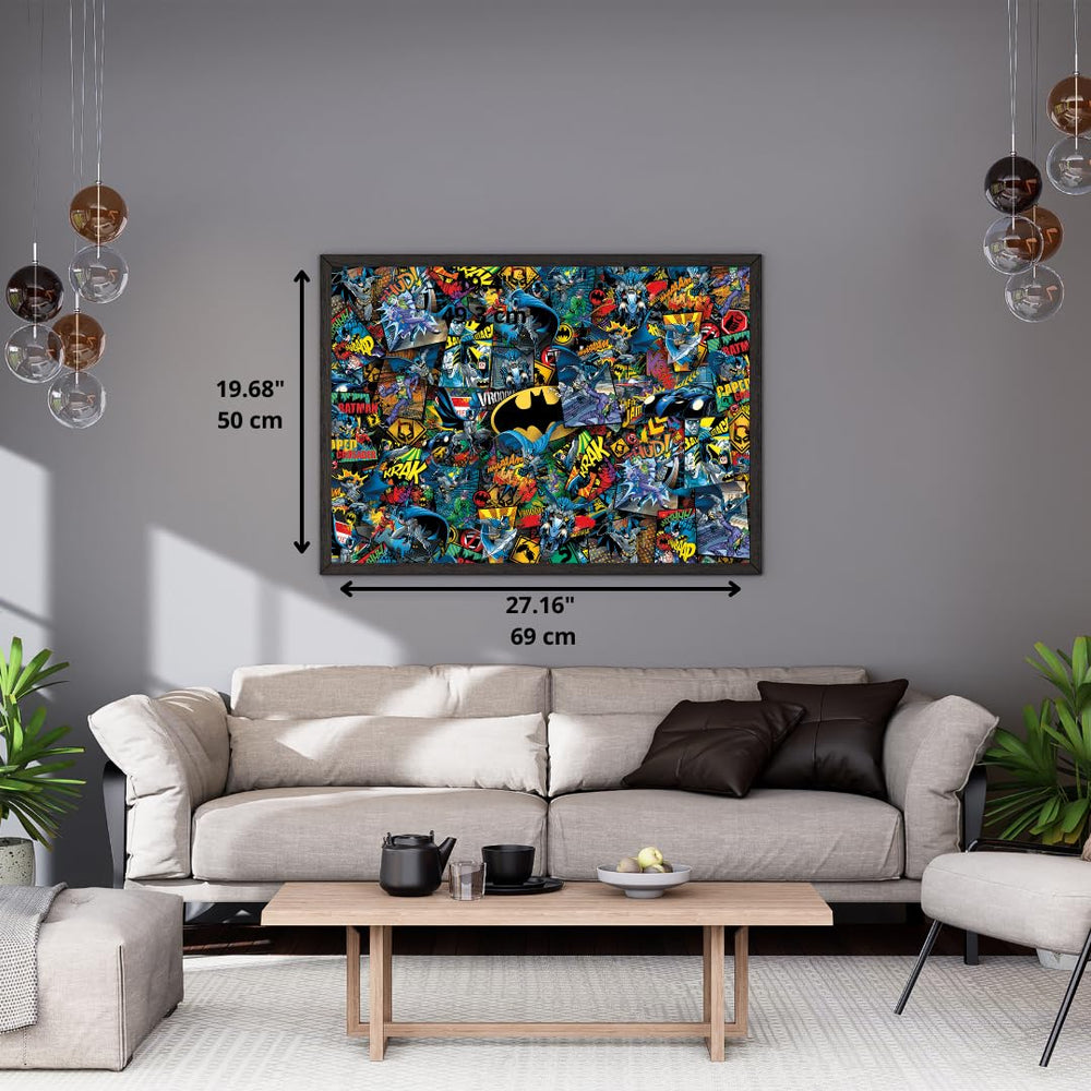 Clementoni Batman Impossible puzzle, made in Italy, crafted with durable materials.