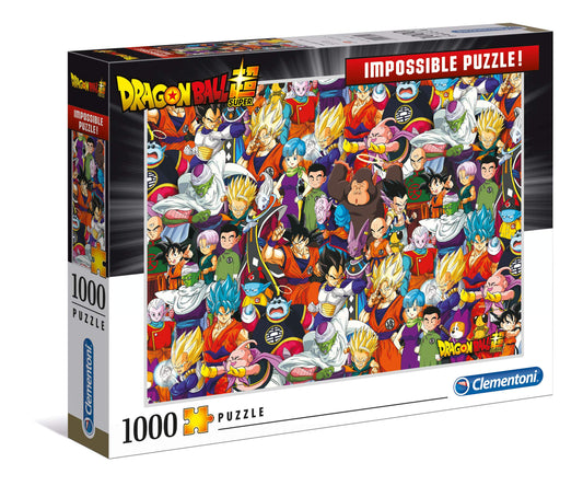 Clementoni Dragon Ball Z Impossible Puzzle 1000 pieces with precise interlocks for a satisfying challenge.