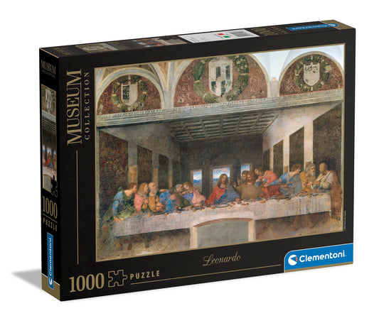 Clementoni Leonardo Last Supper puzzle 1000 pieces shows vibrant colors and detail.