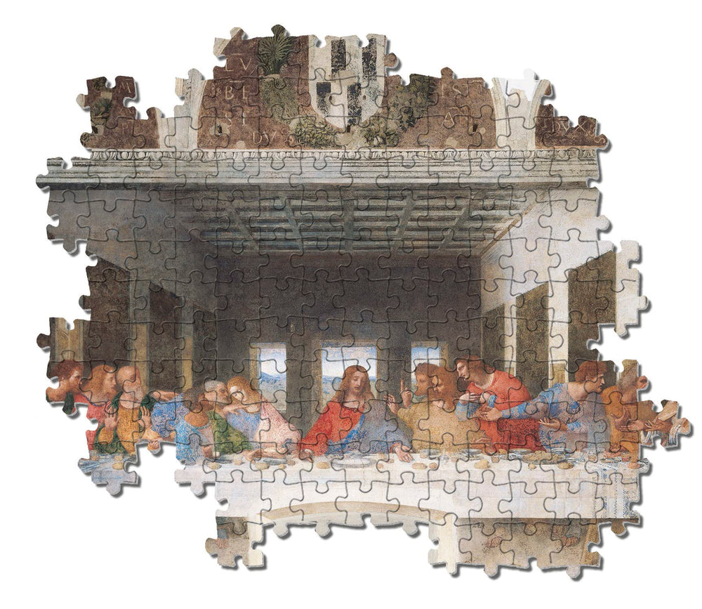 Clementoni Last Supper puzzle printed details highlight high-quality imagery.