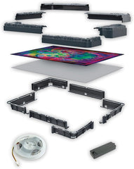 Part of Metamorphic Art Collection with glowing scenes