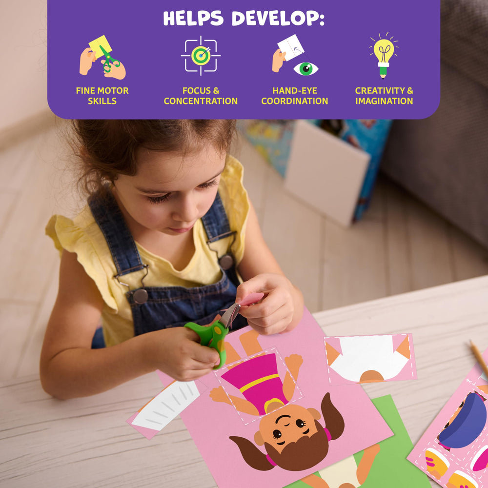 Clever Fox Play Snip & Shape clear instructions guide for kids safely
