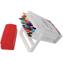 Clickart Zebra 36 Colors Set packaging detail highlights durability and portable design.