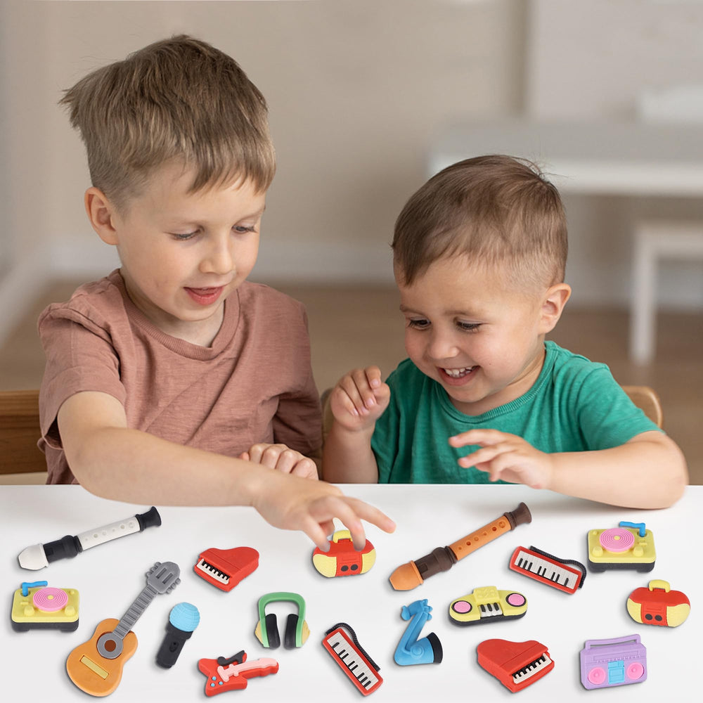 Cllayees stereo eraser: fun reward that motivates learning and sensory exploration.