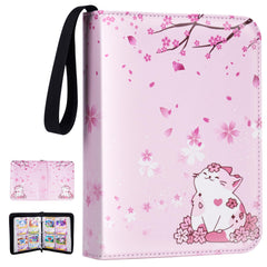 CLOKORIA card binder front cover Sakura cat, inviting kids to display favorites.
