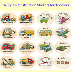 CLOSOCKEY transport sticker bus ideal for party favors and learning activities.