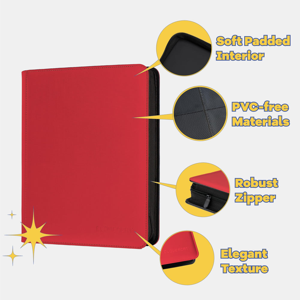 CLOVERCAT gift-ready card collection case ideal for collectors and gamers