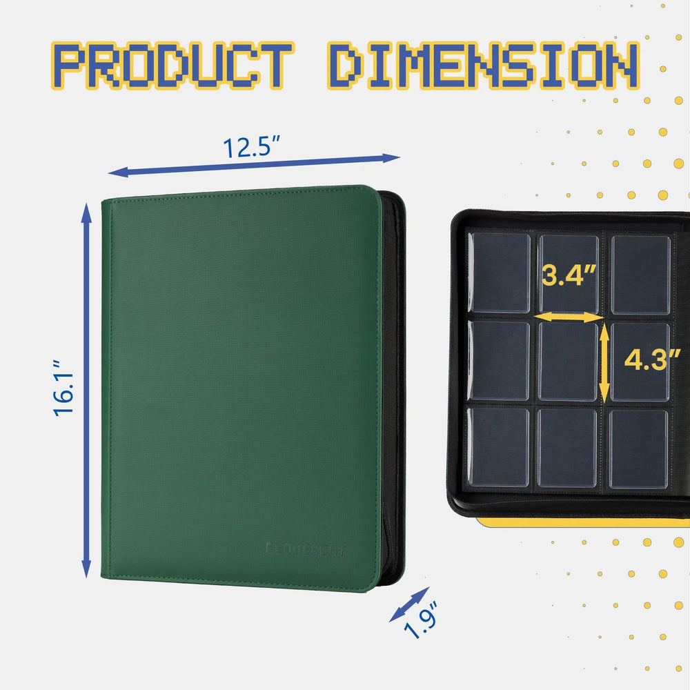 Side-loading sleeves by CLOVERCAT showing secure clear card visibility