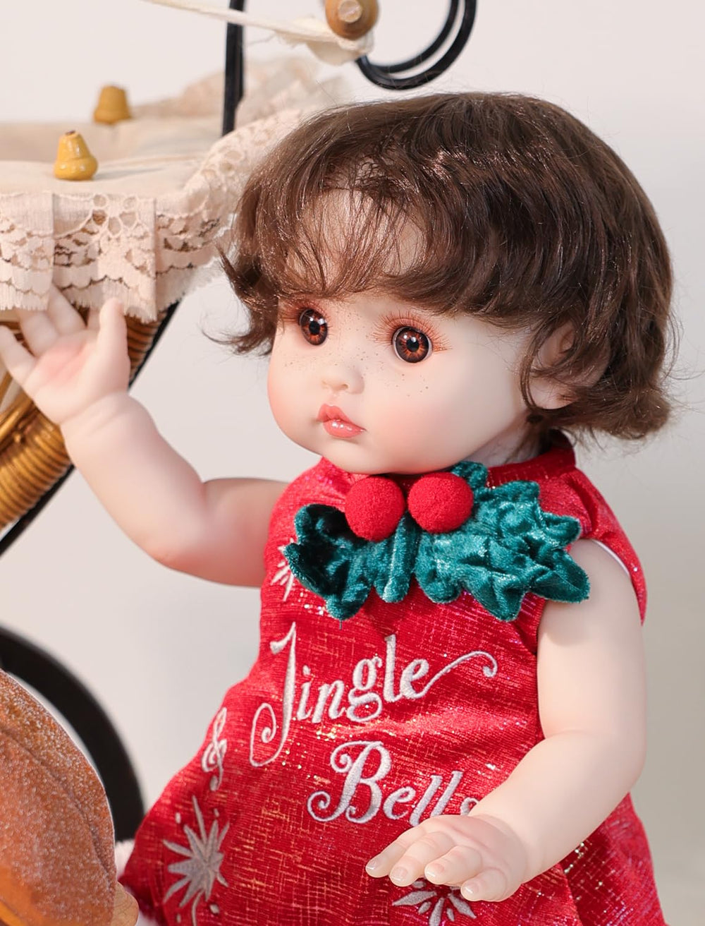 Cloveray doll makes a charming display piece and keepsake collection.
