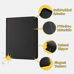 CLOVERCAT PU leather exterior offers durable, water-resistant protection.