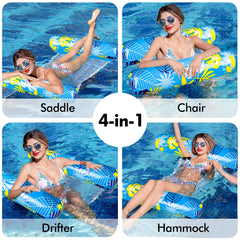 CLPCLP pool float chair for adults provides versatile seating on sunny days.